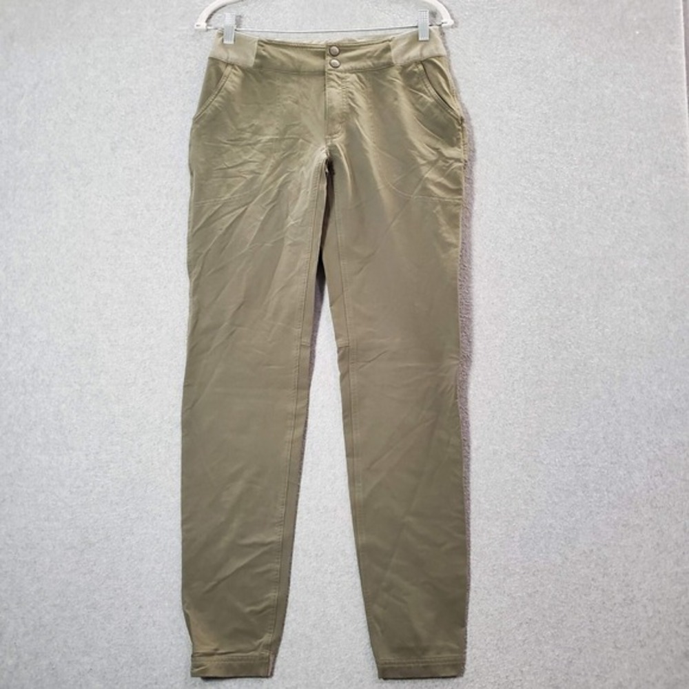Royal Robbins Women Activewear Pants 2 Green Straight Slim Low Rise 30" Inseam